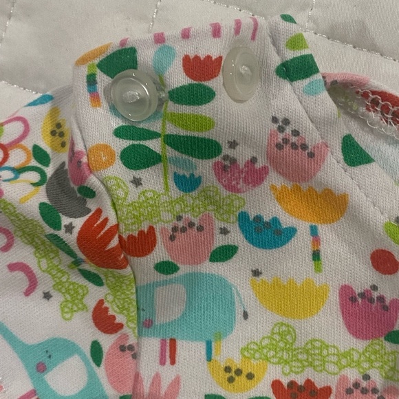 NWOT Zutano Baby Multicolor Printed  2 pc Short Set Size: 6 Months - Picture 5 of 7